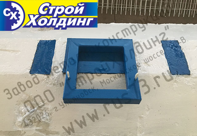 откатные ворота Ульяновск изготовленная ранее посадочная площадка с анкерами под редуктор Nice-600 смонтирована на фундамент