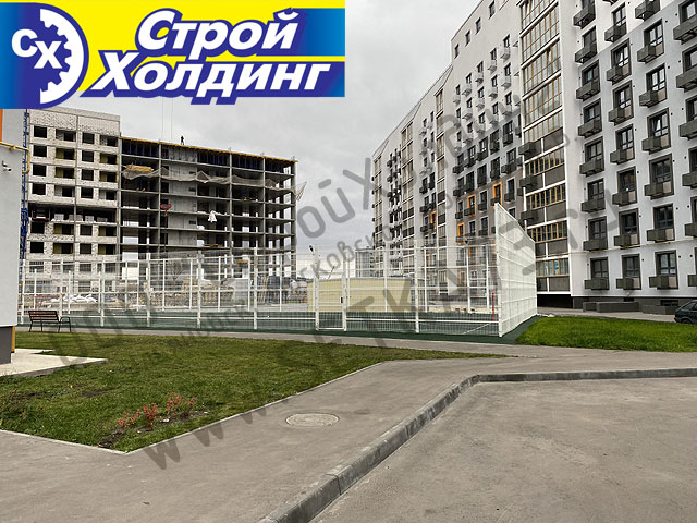 ограждение спортивной площадки Магазин Новостроек г. Ульяновск
