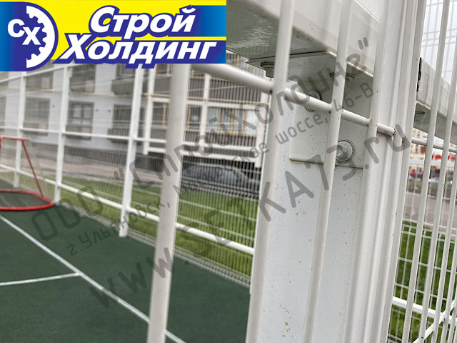 ограждение спортивной площадки Магазин Новостроек г. Ульяновск